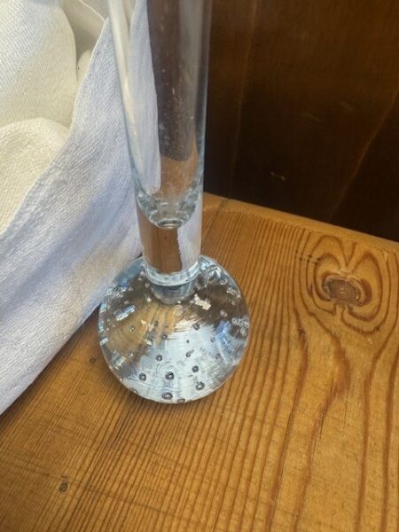 Holmegaard orkidevase lysblå