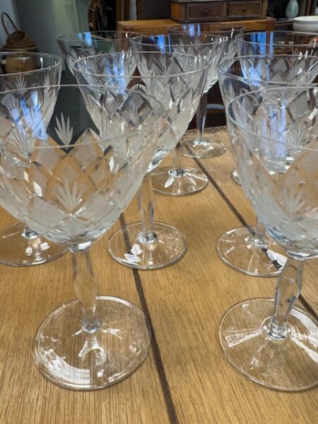 Vintage rødvinsglas