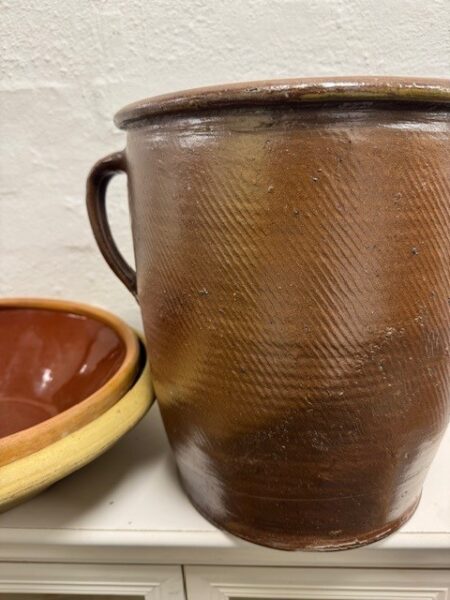 Stor gammel syltekrukke