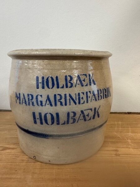Saltglaseret krukke Holbæk