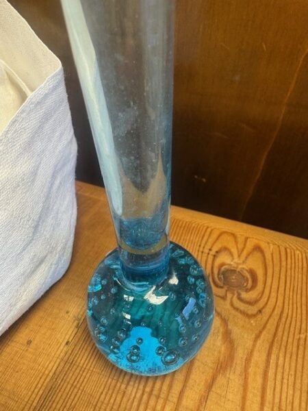 Holmegaard orkidevase turkis