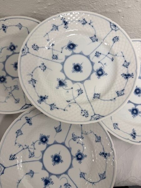 Bing og Grøndahl blåmalet frokosttallerken